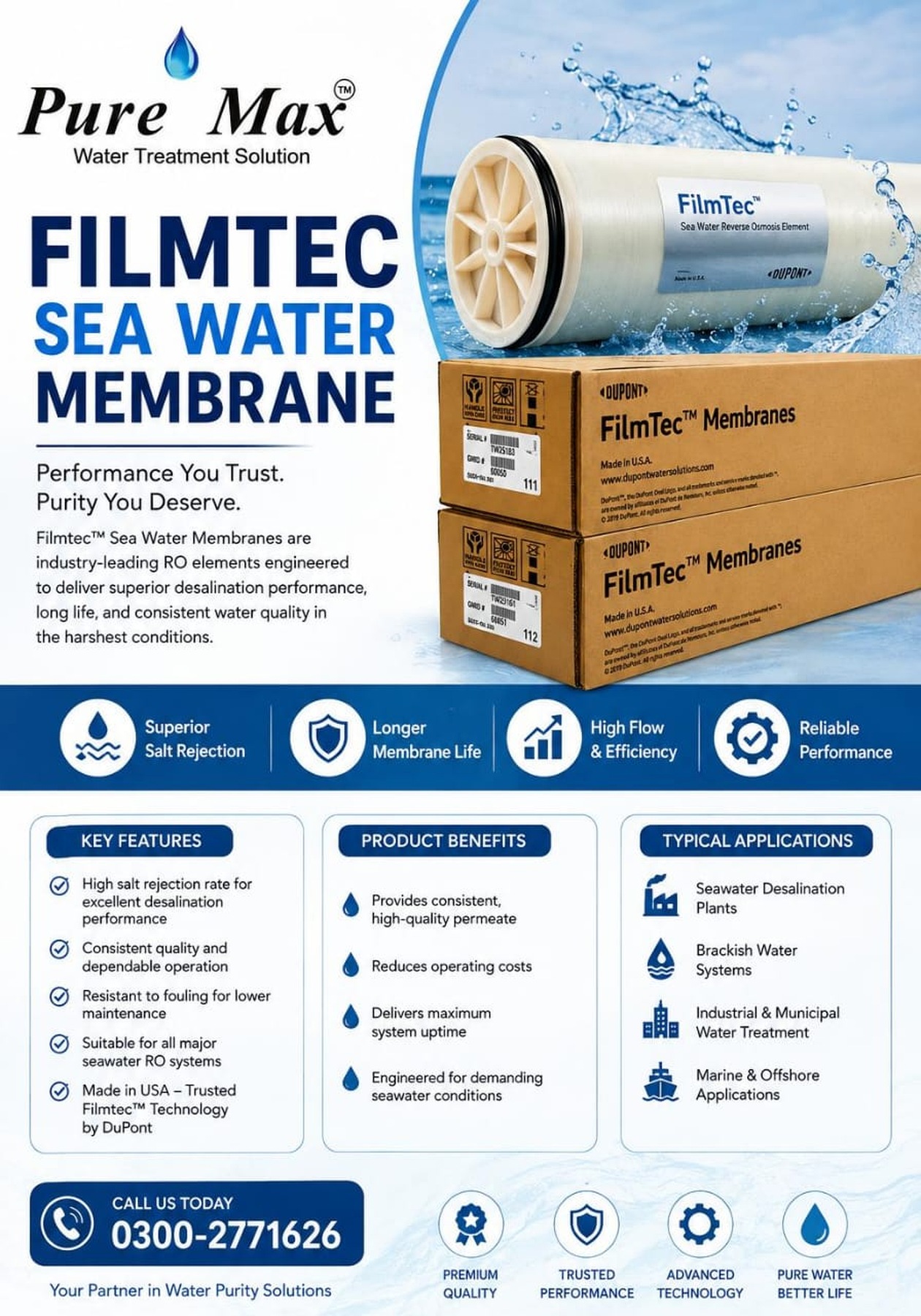 FilmTec Sea Water Membrane